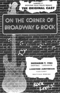 on the corner of broadway and rock